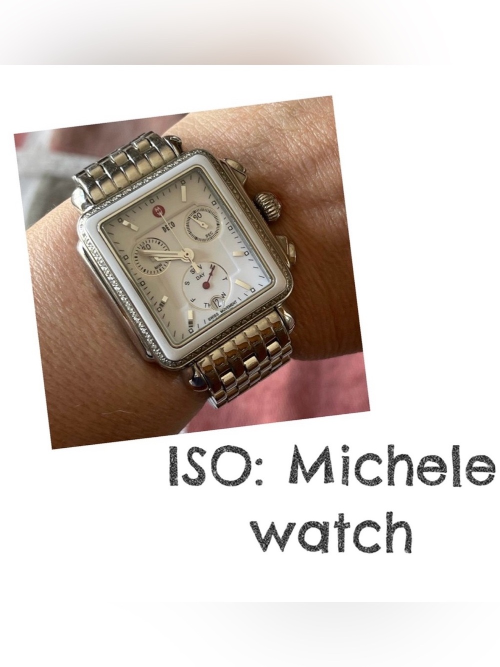 ISO Michele Silver Watch